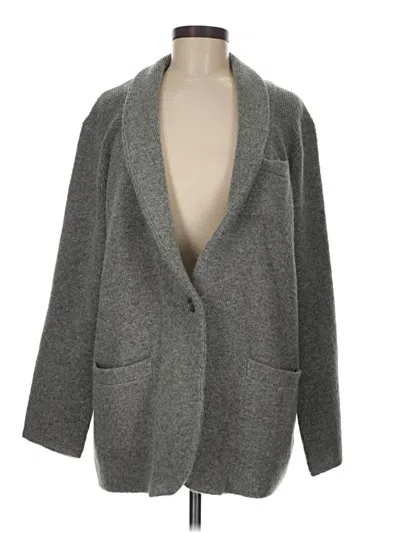 Pre-owned Jcrew Cardigan Sweater In Gray