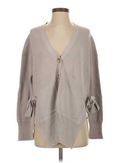 Pre-owned Jcrew Cardigan Sweater In Gray