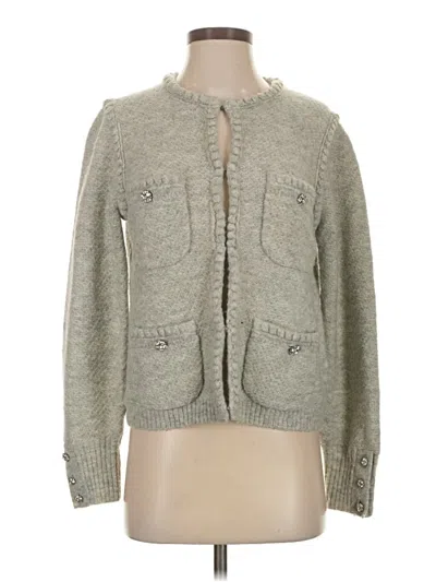 Pre-owned Jcrew Cardigan Sweater In Gray