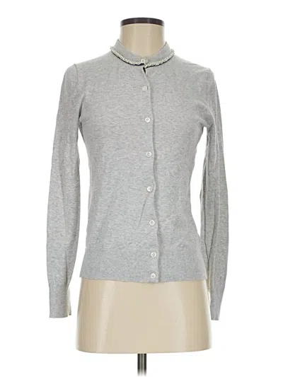 Pre-owned Jcrew Cardigan Sweater In Gray
