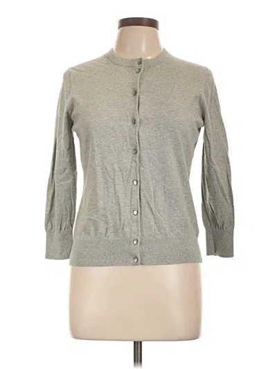 Pre-owned Jcrew Cardigan Sweater In Gray