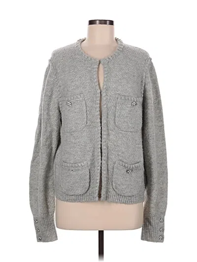 Pre-owned Jcrew Cardigan Sweater In Gray