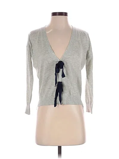 Pre-owned Jcrew Cardigan Sweater In Gray