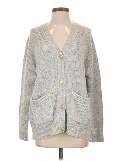 Pre-owned Jcrew Cardigan Sweater In Gray