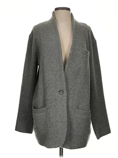 Pre-owned Jcrew Cardigan Sweater In Gray