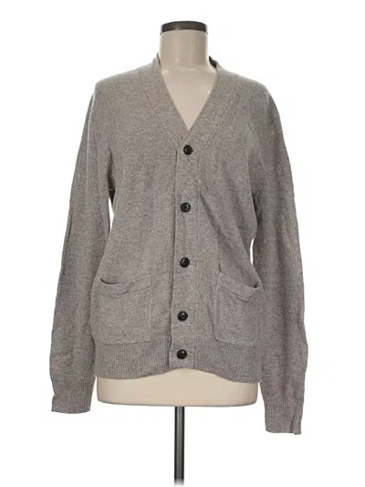 Pre-owned Jcrew Cardigan Sweater In Gray