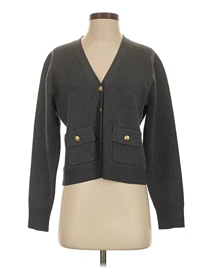 Pre-owned Jcrew Cardigan Sweater In Gray