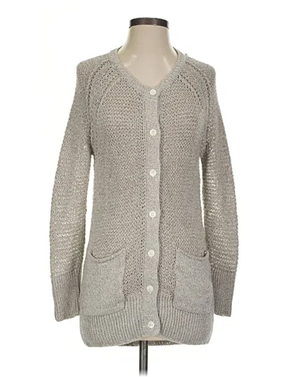 Pre-owned Jcrew Cardigan Sweater In Gray