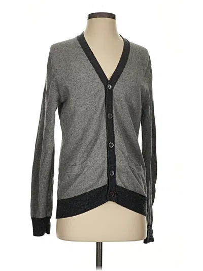 Pre-owned Jcrew Cardigan Sweater In Gray