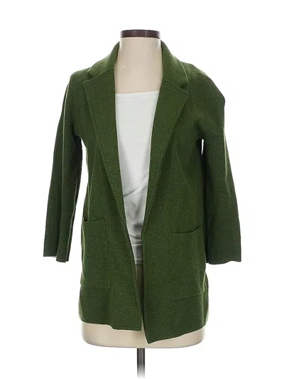 Pre-owned Jcrew Cardigan Sweater In Green