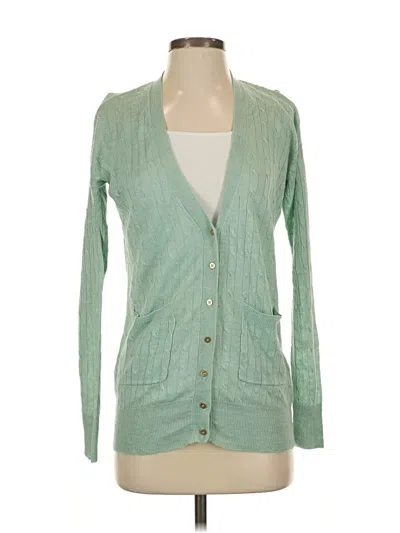Pre-owned Jcrew Cardigan Sweater In Green