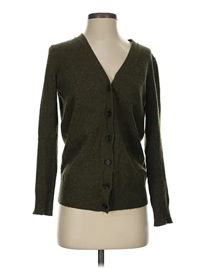 Pre-owned Jcrew Cardigan Sweater In Green