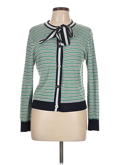 Pre-owned Jcrew Cardigan Sweater In Green