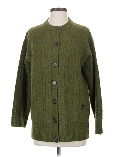 Pre-owned Jcrew Cardigan Sweater In Green