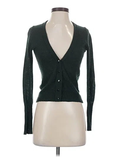 Pre-owned Jcrew Cardigan Sweater In Green