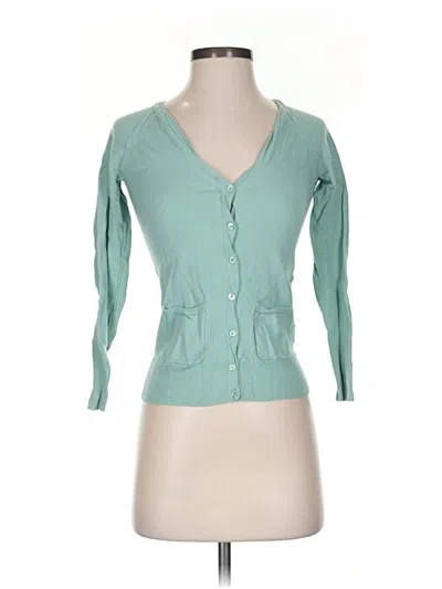Pre-owned Jcrew Cardigan Sweater In Green