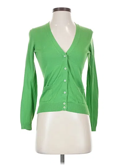 Pre-owned Jcrew Cardigan Sweater In Green