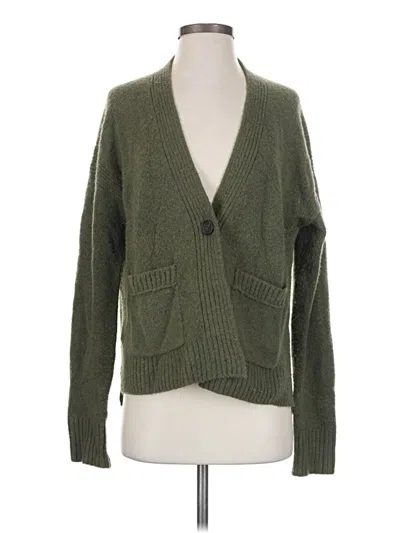 Pre-owned Jcrew Cardigan Sweater In Green