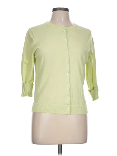 Pre-owned Jcrew Cardigan Sweater In Green