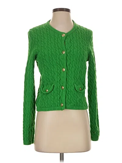Pre-owned Jcrew Cardigan Sweater In Green