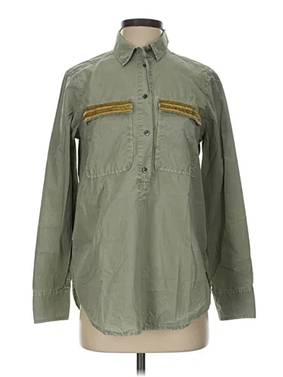 Pre-owned Jcrew Cardigan Sweater In Green