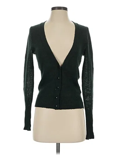 Pre-owned Jcrew Cardigan Sweater In Green