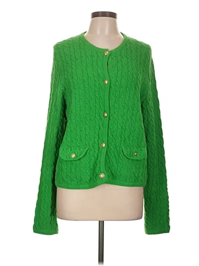 Pre-owned Jcrew Cardigan Sweater In Green