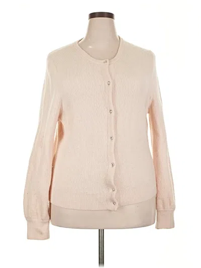 Pre-owned Jcrew Cardigan Sweater In Ivory