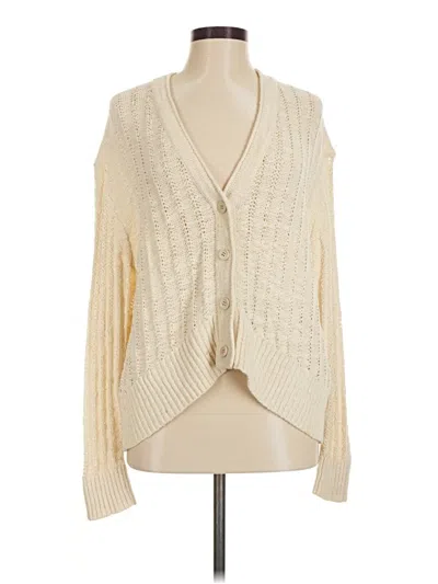 Pre-owned Jcrew Cardigan Sweater In Ivory