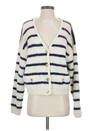 Pre-owned Jcrew Cardigan Sweater In Ivory