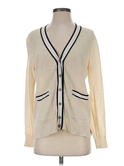 Pre-owned Jcrew Cardigan Sweater In Ivory