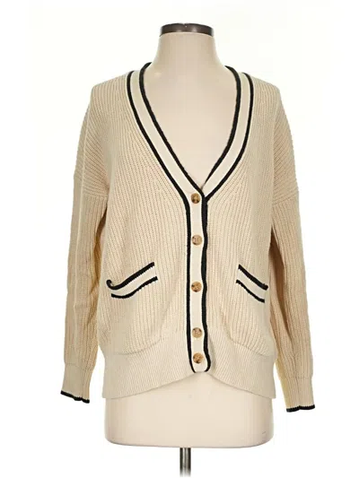 Pre-owned Jcrew Cardigan Sweater In Ivory