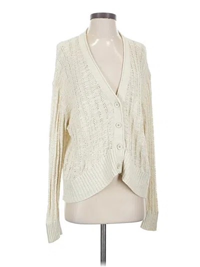 Pre-owned Jcrew Cardigan Sweater In Ivory