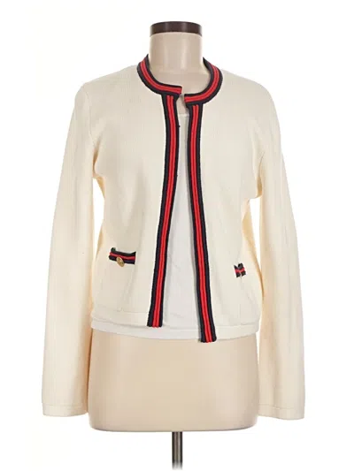 Pre-owned Jcrew Cardigan Sweater In Ivory