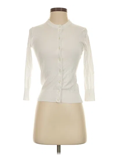 Pre-owned Jcrew Cardigan Sweater In Ivory