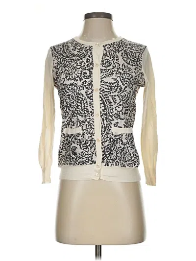 Pre-owned Jcrew Cardigan Sweater In Ivory