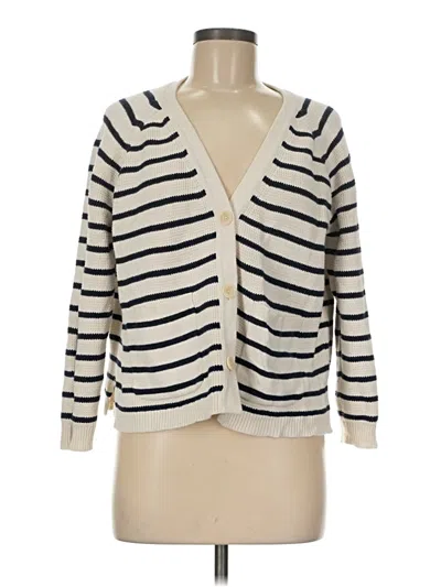 Pre-owned Jcrew Cardigan Sweater In Ivory