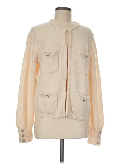Pre-owned Jcrew Cardigan Sweater In Ivory