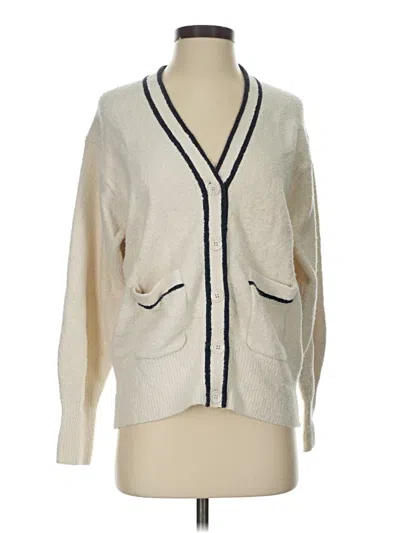 Pre-owned Jcrew Cardigan Sweater In Ivory