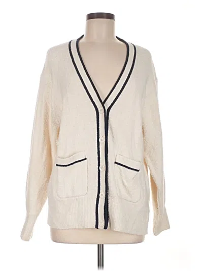 Pre-owned Jcrew Cardigan Sweater In Ivory