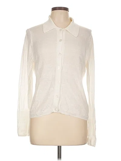 Pre-owned Jcrew Cardigan Sweater In Ivory