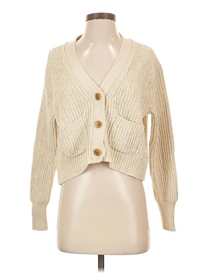 Pre-owned Jcrew Cardigan Sweater In Ivory