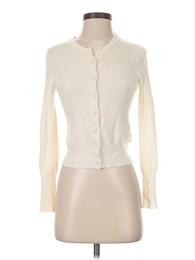 Pre-owned Jcrew Cardigan Sweater In Ivory