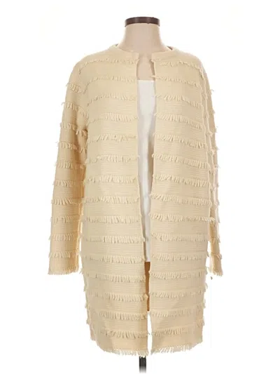 Pre-owned Jcrew Cardigan Sweater In Ivory