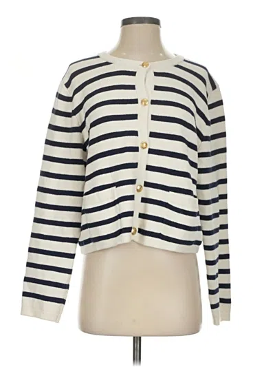 Pre-owned Jcrew Cardigan Sweater In Ivory