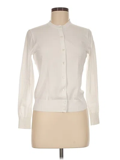Pre-owned Jcrew Cardigan Sweater In Ivory