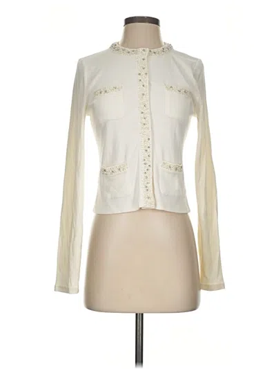 Pre-owned Jcrew Cardigan Sweater In Ivory