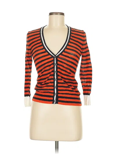 Pre-owned Jcrew Cardigan Sweater In Orange