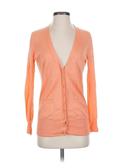 Pre-owned Jcrew Cardigan Sweater In Orange