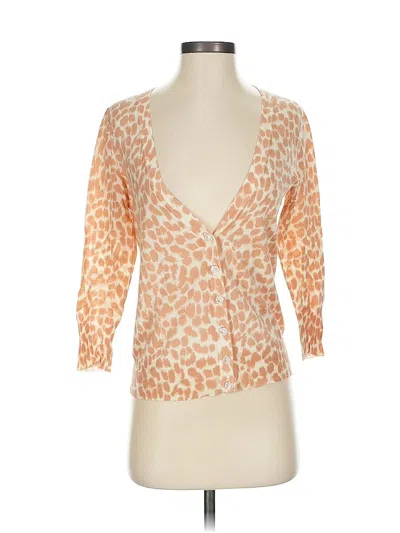 Pre-owned Jcrew Cardigan Sweater In Orange